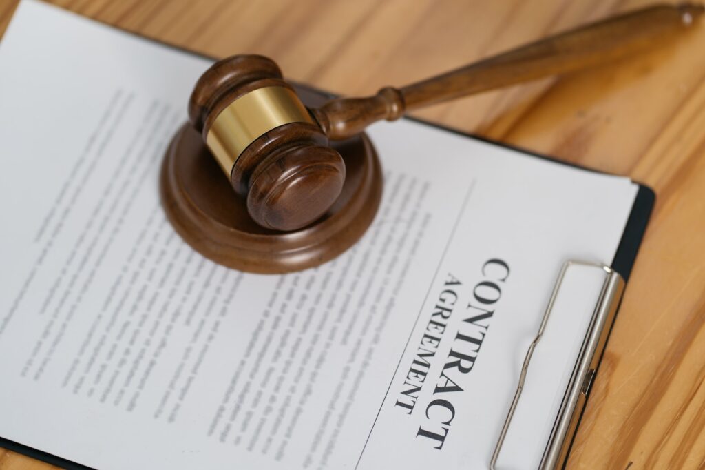 Legal contracts are subject to commercial disputes resolved in the courts of justice, contract with